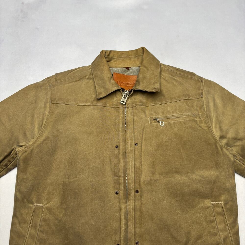 Rare Freenote Cloth RJ-2 Riders Waxed Jacket Aztec Lined Men's Small Workwear - Picture 2 of 14